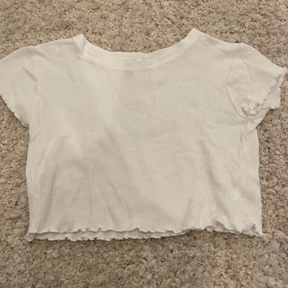 Waffle Knit PacSun Croptop